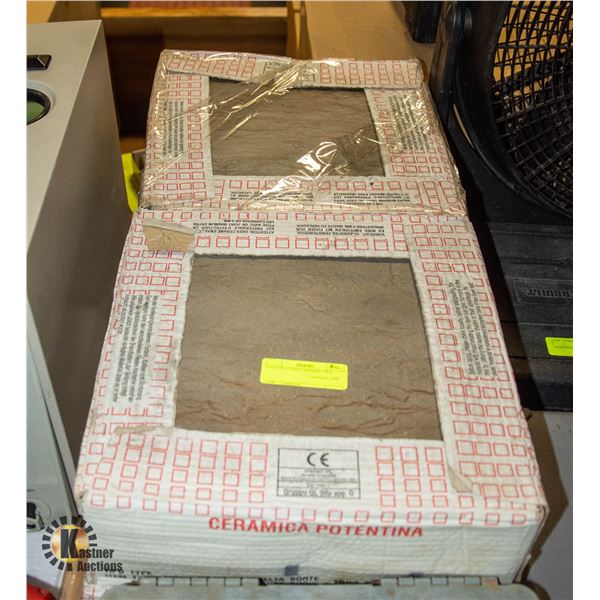 LOT OF 4 CASES CERAMIC TILE