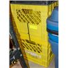 BUNDLE OF 4 HEAVY DUTY PLASTIC SHOP CRATES