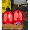 BOX WITH TWO V P RACING 20 LITER FAST FILL