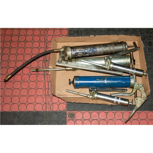 LOT OF GREASE GUN TUBES