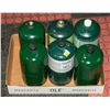 Image 1 : LOT OF 6 MINI PROPANE CANISTERS