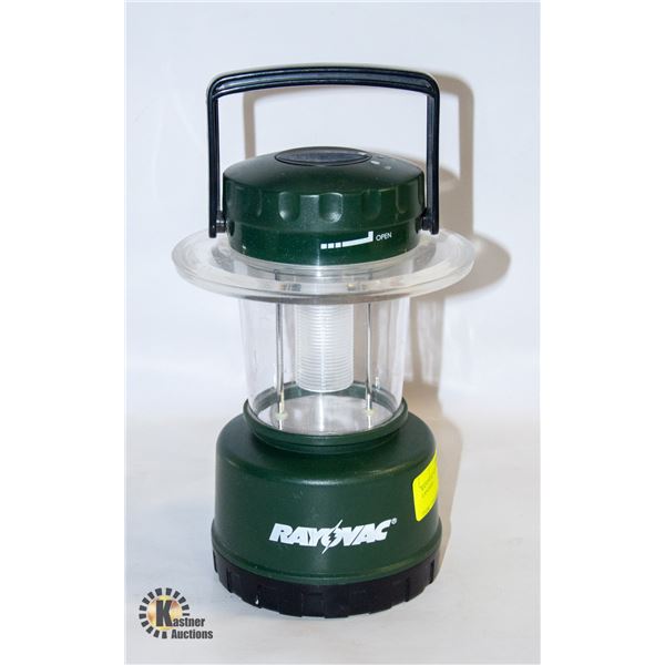 RAYOVAC ALL WEATHER CAMPING LANTERN -
