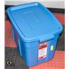 Image 1 : NEW RUBBERMAID 68 LITRE ROUGHNECK TOTE WITH LID