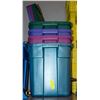 Image 1 : LOT OF RUBBERMAIDS TOTES & LIDS