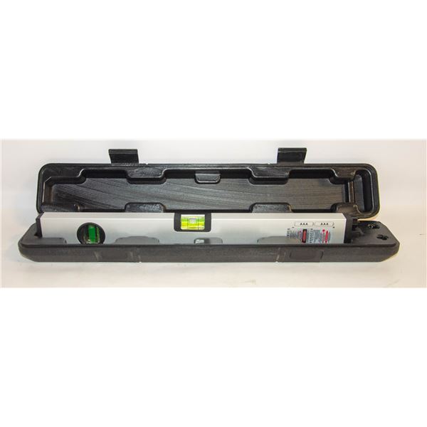 UNUSED 16 INCH MACHINED ALUMINUM LASER LEVEL IN