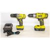 Image 1 : 2 RYOBI DRILLS WITH 2 BATTERIES AND CHARGER