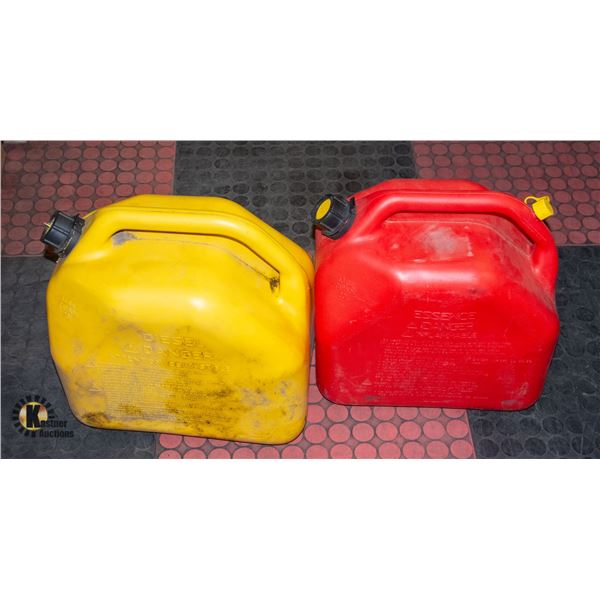 LARGE GAS & DIESEL FUEL CAN