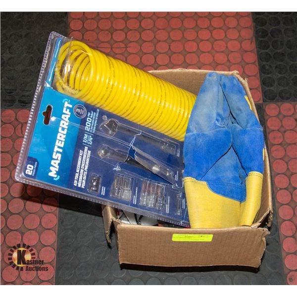 BOX OF MISC TOOLS