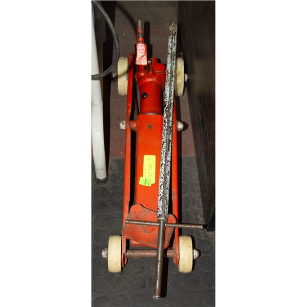 1-1/2 TON FLOOR JACK - TESTED - WORKS