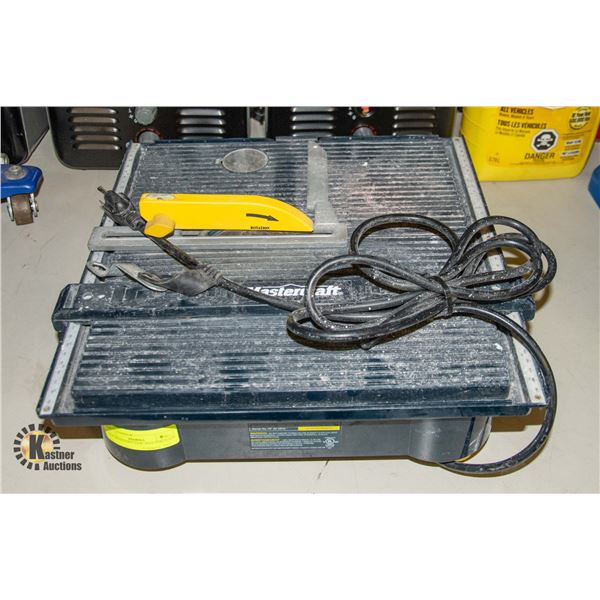 TILE MASONRY SAW, MASTERCRAFT