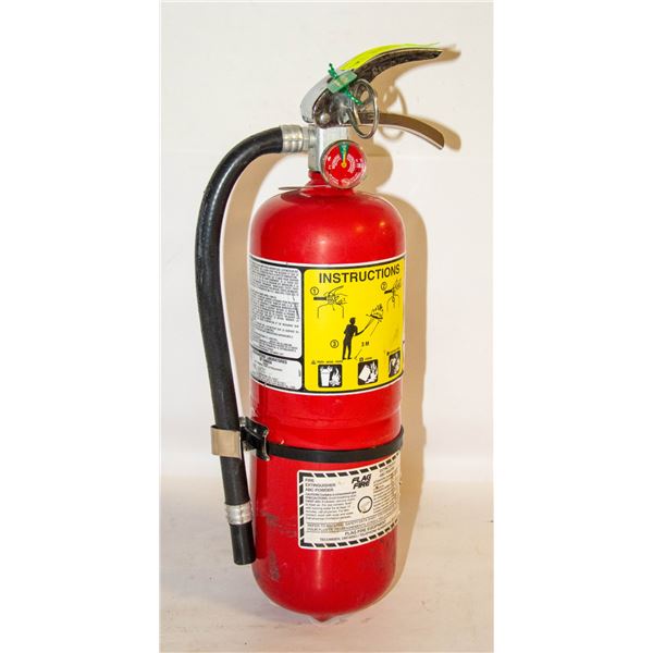 FULLY CHARGED FIRE EXTINGUISHER