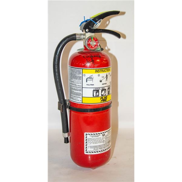 FULLY CHARGED FIRE EXTINGUISHER