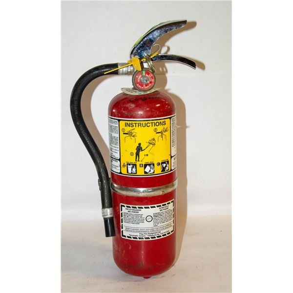 FULLY CHARGED FIRE EXTINGUISHER