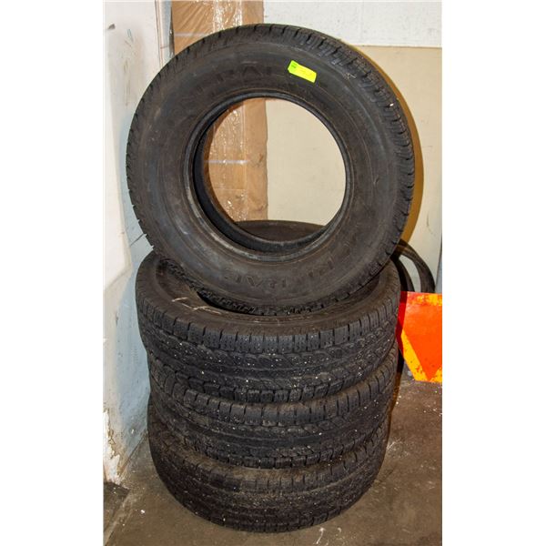 SET OF 4 LT 235/80R17 GENERAL AMERATRAC