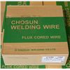 Image 1 : 15KG CASE OF CHOSUN 1.4MM FLUX CORED WELDING WIRE