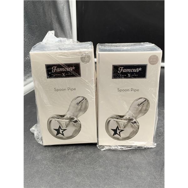 Famous X Spoon Pipe (2 x 4in)