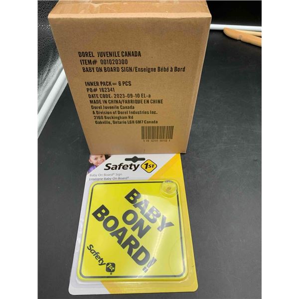 Safety 1st Baby on Board Sign (6ct)