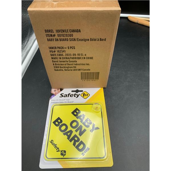 Safety 1st Baby on Board Sign (6ct)