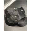 Image 1 : Leather Cat Mask-Black