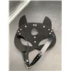 Image 2 : Leather Cat Mask-Black