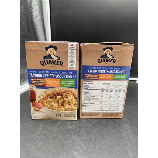 Quaker Flavour Variety Instant Oatmeal Packs (2 x 8)