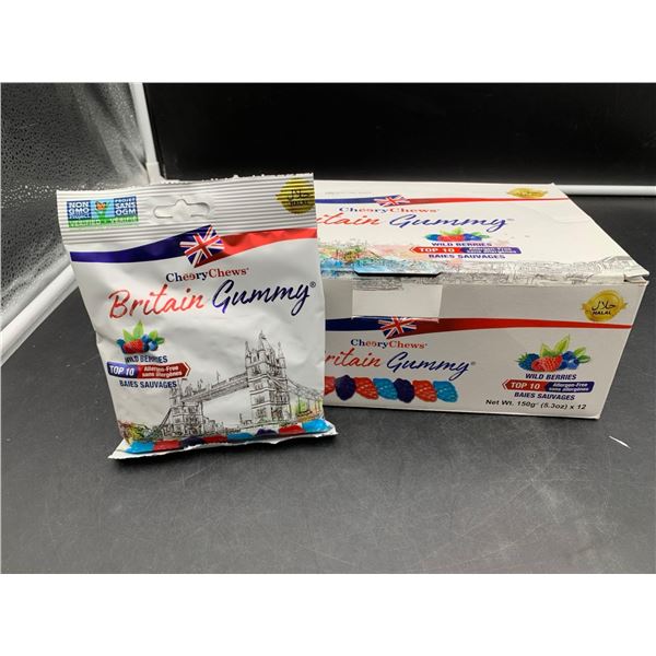 Cheery Chews Britain Gummy-Wild Berries (12 x 150g)