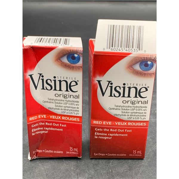 Sterile Visine Original Red Eye Drops (2 x 15ml)