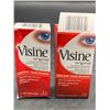 Image 1 : Sterile Visine Original Red Eye Drops (2 x 15ml)