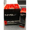 Image 2 : Nyslif USB Cable Micro for Standard Micro 2.0 Enabled Devices (12ct)