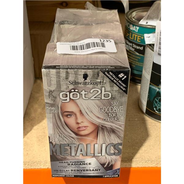 Schwarzkopf got2be M71 Metallic Silver Permanent Color x 3