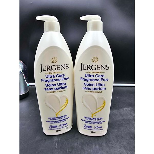 Jergens Ultra Care Fragrance Free 24hr Moisturizer (2 x 620ml)