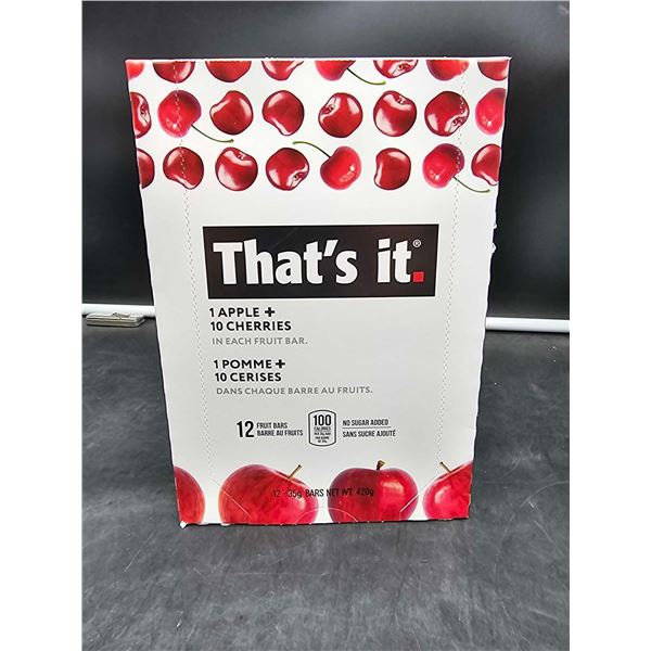 That's it Apple & Cherries Fruit Bars (12 x 35g)