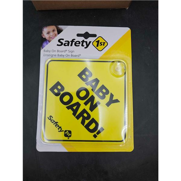 Saftey 1st Baby on Board! Sign