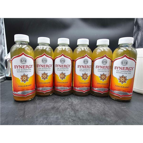 Synergy Raw Kombucha Gingerade (6 x 480ml)