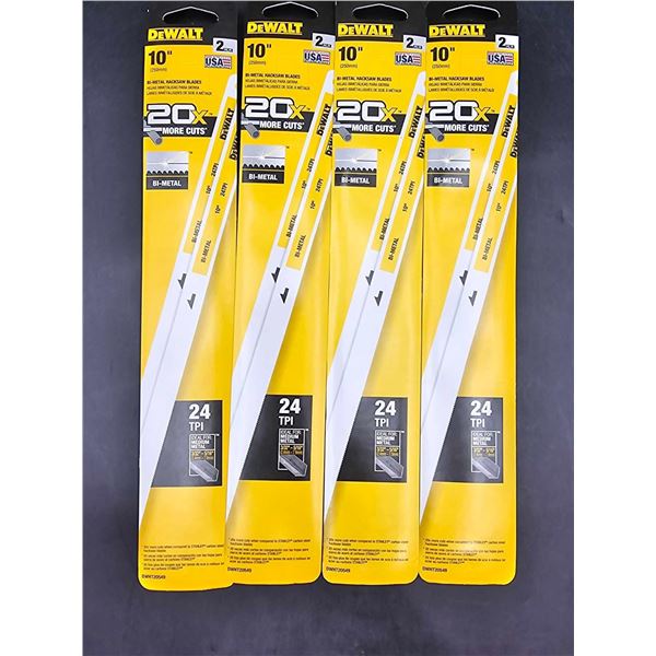 DeWalt 10 in Bi-Metal Hacksaw Blades (4 x 2)