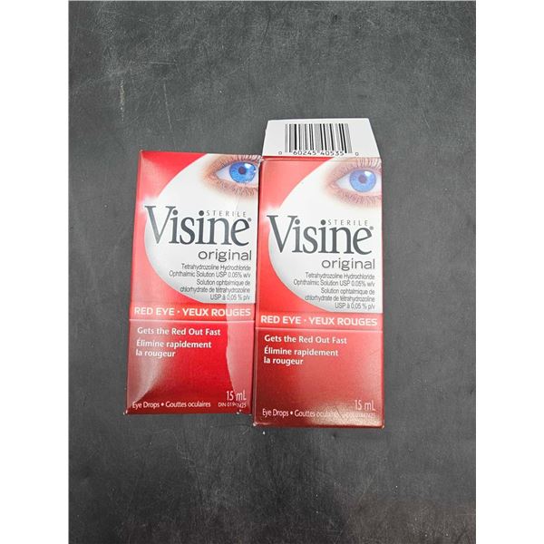 Visine Original Red Eye Drops (2 x 15ml)