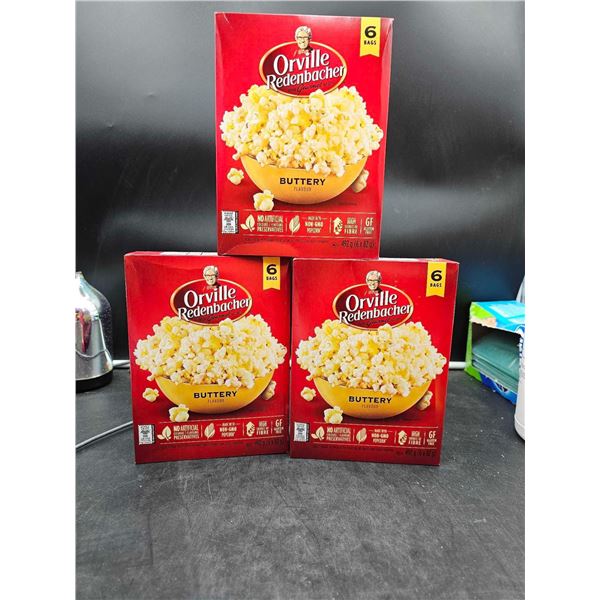 Orville Redenbacher Microwave Popcorn-Buttery (3 x 6)