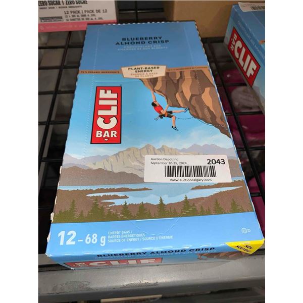 Cliff Bar Blueberry Almond Crisp (12 x 68g)