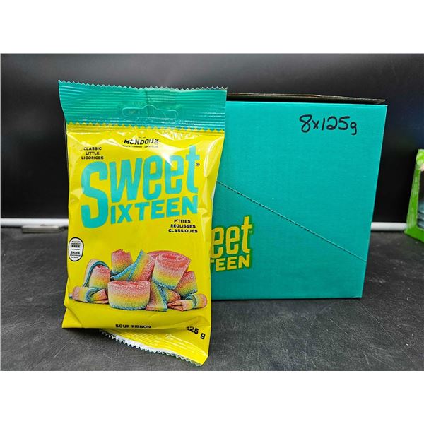 Mondoux Sweet Sixteen Sour Ribbon Candy (8 x 125g)
