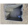 Image 4 : Heavy Duty Gray Stacking Bin - 21"T x 17"W x 12"D One Per Lot