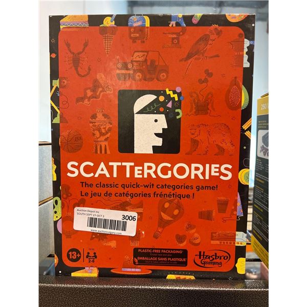Scattergories classic quick wit categories game