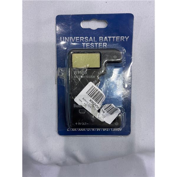 Universal handheld battery tester