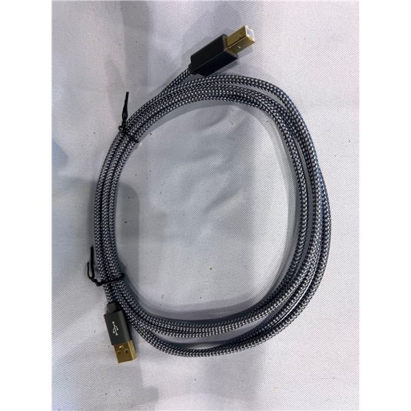 USB-B to USB-A 2.0 Printer KJ Cable