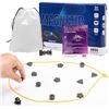 Image 2 : Kluster Magnet Game, Magnetic Chess Game, Strategy Table Top Magnet Game with Rope, Portable Magneti