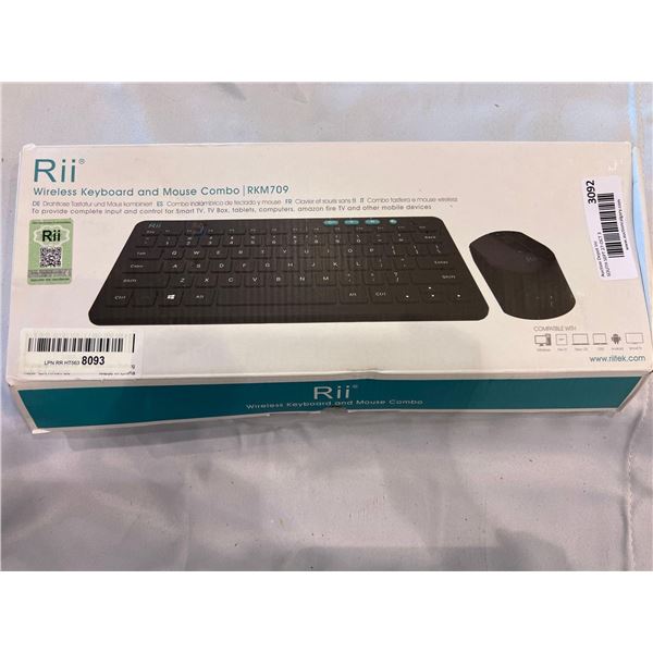 Rii Wireless Keyboard and Mouse Combo