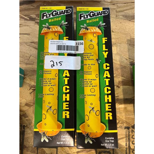 Fly Guard Baited Fly Catcher Lot of 2
