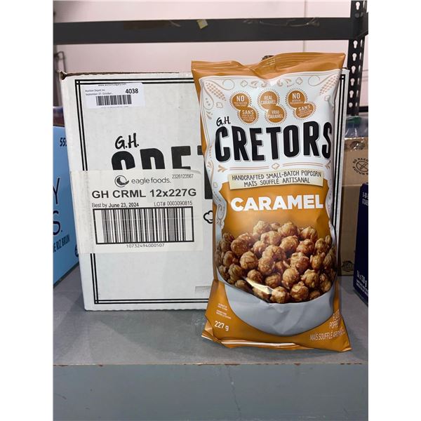 G.H Cretors Caramel Popcorn 12 x 227g