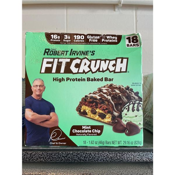 Robert Irvine's Fit Crunch Protein Bar 17 Bars