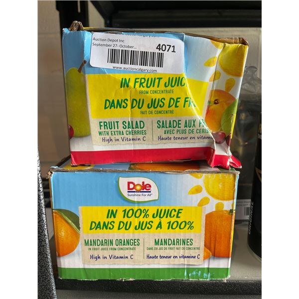 Dole Fruit Salad and Mandarin Oranges in Cups 40 Cups