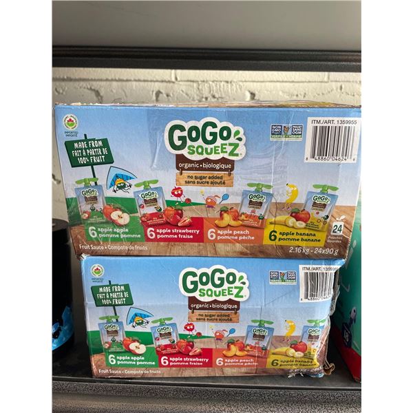 Gogo Squeez Organic Fruit Sauce 48 x 90g